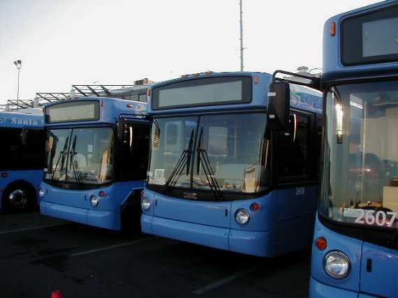 Santa Monica Big Blue Bus Thomas SLF 2607 2608 & 2613
